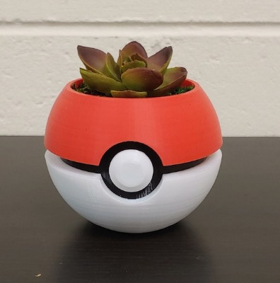 Pokemon Pokeball Planter | Etsy