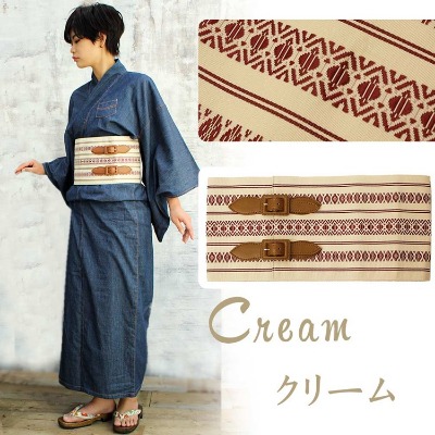 Western-Japanese Mix Belted Obi