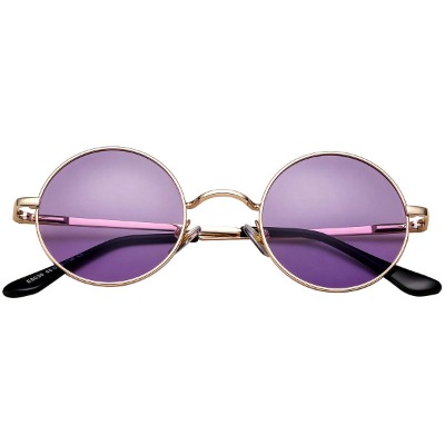 John Lennon Glasses Retro Round Polarized Sunglasses Hippie Style Small Circle Sun Glasses