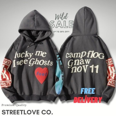 Kanye West LUCKY ME Hoodie Unisex I See Ghosts Hoodie Cotton | Etsy UK