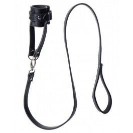 Ball Stretcher With Leash - Cock & Ball Torment - BDSM Gear - ExcitingFetishToys.com