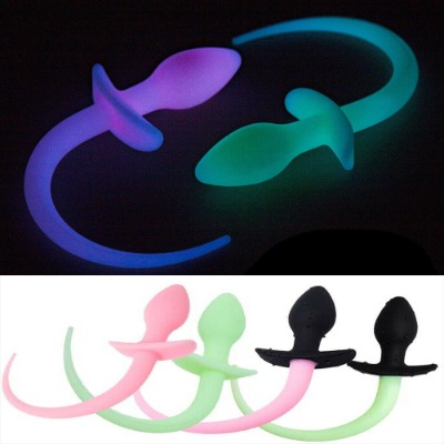8.85US $ 31% OFF|Manyjoy Silicone 4 Colors Rat Tail Anal Plug Dilators Luminous Butt Plug Bdsm Roleplay Slave Sex Shop Toys For Adults Couples - Anal Plug - AliExpress