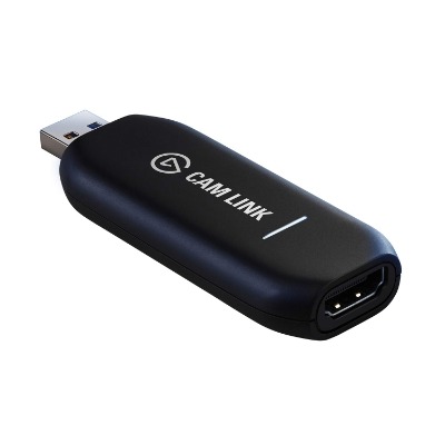 Elgato Cam Link 4K — Broadcast Live, Record via DSLR, Camcorder, or Action Cam, 1080p60 or 4K at 30 FPS, Compact HDMI Capture Device, USB 3.0