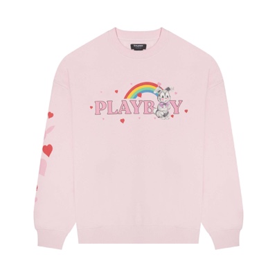 Rainbow Bunny Crewneck