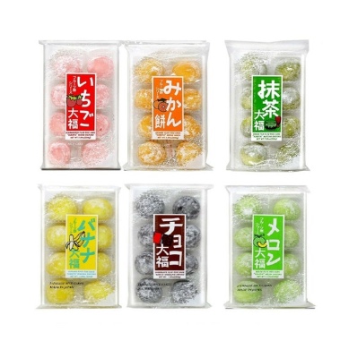 Japanese Mochi Fruits Daifuku rice Cake Fruit Mochi Kubota | Etsy