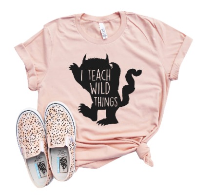 Kindergarten Teacher Shirt, Cute Kindergarten Teacher Tee, I Teach Wild Things, Cute Teacher Shirt, Kinder Squad, Love Kindergarten Teaching Tee