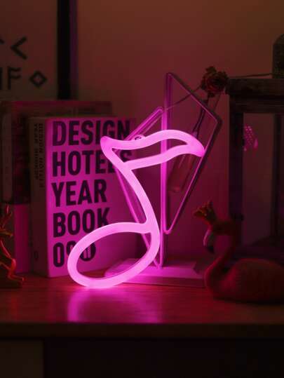 Music Notes Shaped Neon Light