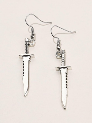 Sword Drop Earrings
