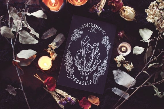 Worship Yourself  8.5 X 5.5 Print | Etsy