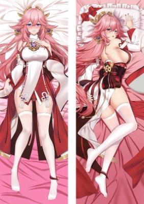 Yae Miko Genshin Impact Dakimakura Body Pillow Case Cover | Etsy