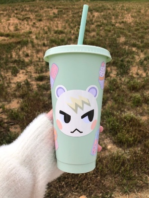 Animal Crossing Marshal Starbucks Style Venti Cold Cup - Etsy