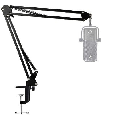 Wave 3 Microphone Stand, Professional Mic Boom Arm Stand Compatible with Elgato Wave 3 USB Condenser Microphone by SUNMON
