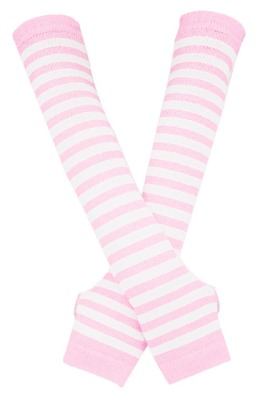 Punk Gothic Rock Long Arm Warmer Fingerless Gloves