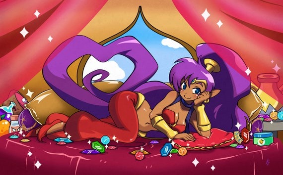 Shantae's Treasure 11x17 Holographic Print | Etsy Canada