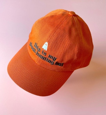 GHOST HUNTING HAT  Spooky Doodle Club Embroidered Dad Hat | Etsy