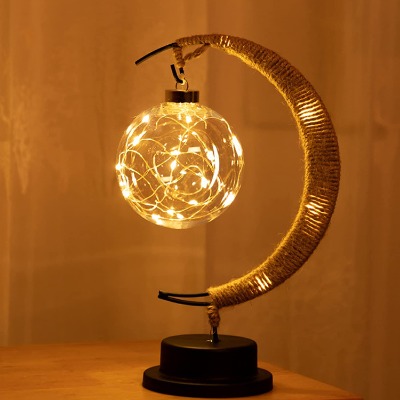 2021 New The Enchanted Lunar Lamp - Moon Lamp Kids Night Light Galaxy Lamp,Hanging Moon Lamp Magic Moon Night Light