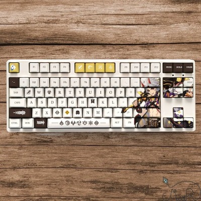 Arataki Itto Theme Keycap Set  Genshin Impact Series PBT | Etsy