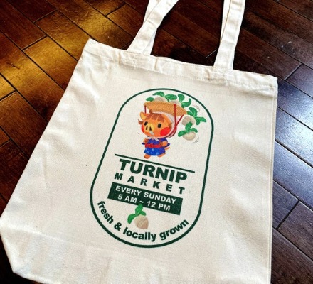 Animal Crossing Daisy Mae Turnip Market Canvas Tote | Etsy Canada