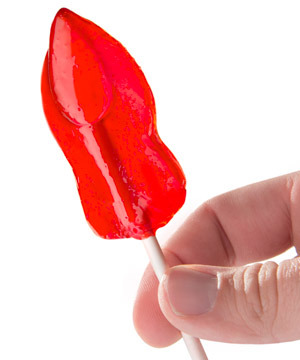 Toe of Satan Lollipop: Extremely spicy sucker modeled after Lucifer’s appendage.