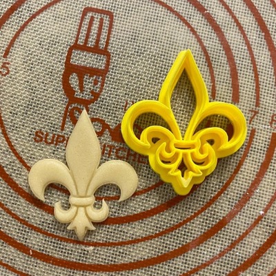 Fleur De Lis Cookie Cutter / Polymer Clay / Fondant / Playdoh | Etsy