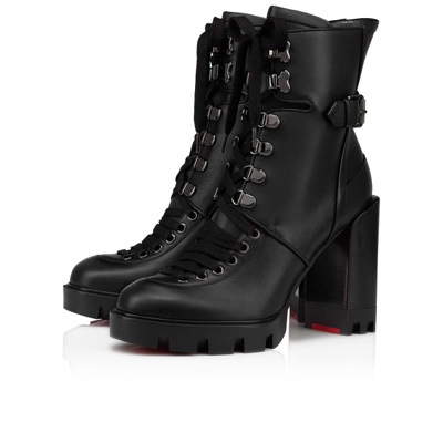 MACADEMIA 100 BLACK CALF - Women Shoes - Christian Louboutin