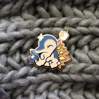 Campfire Shrew Pin | Etsy