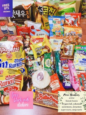 55 Pcs Asian Snack Box Mixed/variety Snacks and Sweets | Etsy