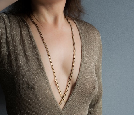 Gold/black Nipple Chain / Sexy Nipples Jewelry Non Piercing / | Etsy