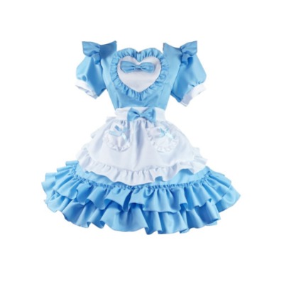 Blue Heart Maid Outfit