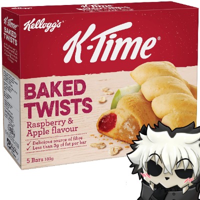 K-Time Baked Twists, Raspberry and Apple, 185 Grams