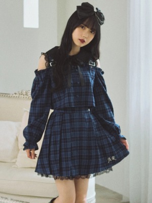 Ank Rouge ｜アンクルージュ｜Ailand : Ank Rouge ＞ イニシャルプリーツSK(400150132200)