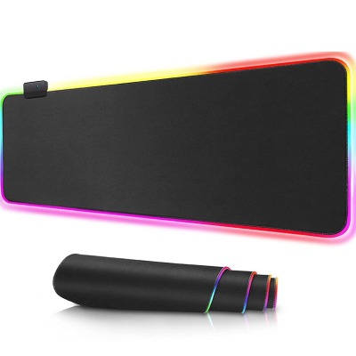 Gaming Mouse Pad, Large LED Computer Gaming Mouse Pad, 14 Lighting Mode 2 Brightness, Waterproof Non-Slip Base, Best Gaming Mouse Pad for Gamer, Computer, Laptop (31.5"x 11.8")