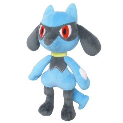 Sanei Boeki Pokemon All Star Collection Riolu PP174 (S) Plush Toy Peluche (Height 10.23 inches)
