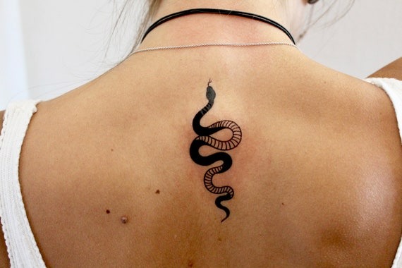 Snake Temporary Tattoo / Snake Tattoo | Etsy