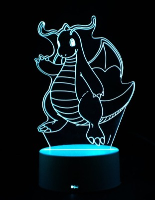 Dragonite Acrylic LED Lamp 16 Color Changing  Remote & Led - Etsy