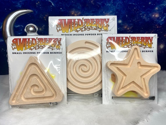 Wildberry™ Incense Powder Burners / Star / Triangle / Spiral | Etsy