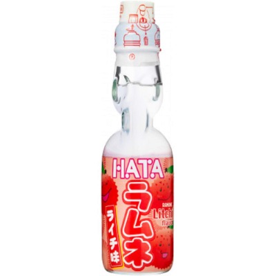 Hata Lychee Ramune Drink, 200 ml, Lychee