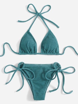 Triangle Bikini - Teal - Size M
