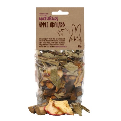 Rosewood Naturals Small Animal Treats Apple Orchard, 75 g