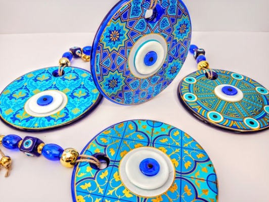 Unique Evil Eye Wall Decor Evil Eye Wall Hanging Blue Evil | Etsy