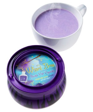 Wizard Brew Hot Chocolate: Purple hot cocoa!