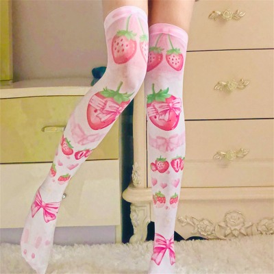 strawberry thigh highs