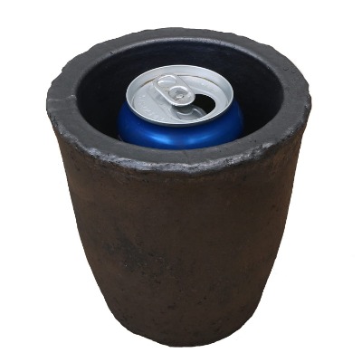 NiocTech 6KG Foundry Clay Graphite Crucibles Cup Furnace Torch Melting Casting Refining for Gold, Silver, Copper, Brass, Aluminum 3272F/1800?