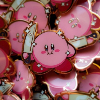 Kirby Knife Enamel Pin PRE-ORDER | Etsy Canada