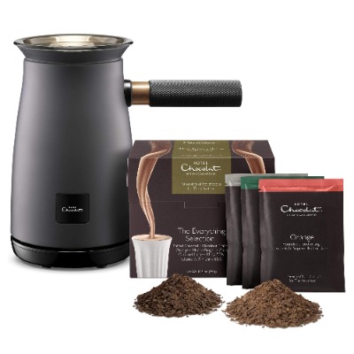Hotel Chocolat 472756 Velvetiser Hot Chocolate Machine, Charcoal