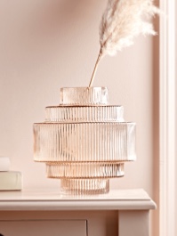NEW Ribbed Layered Vase