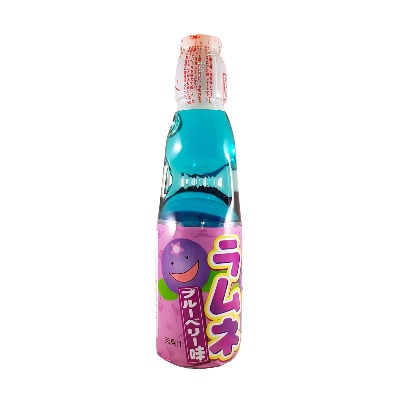 Hata Blueberry Ramune Drink, 200 ml, Blueberry