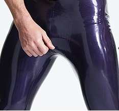 Neck Entry Latex Catsuit 