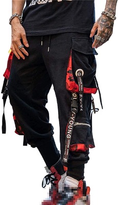 Men's Joggers Punk Cargo Baggy Techwear Hip Hop Harem Streetwear Tactical Track Pants