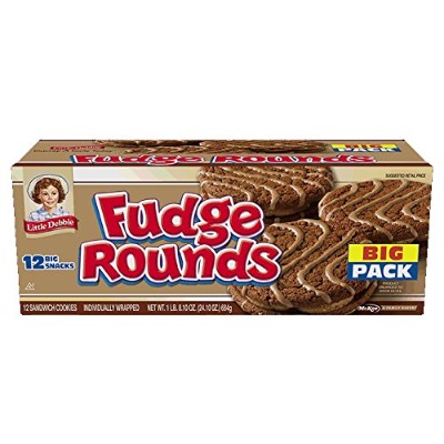 Little Debbie Fudge Rounds Big Pack 24.1 oz, 12 Ct